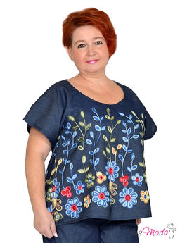 Туника Модель №1466 размеры 44-84 - Plusmoda фото 4