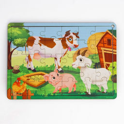 Пазл На ферме с подсказкой - Лесная мастерская фото 2