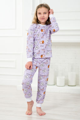 Пижама детская из джемпера и брюк из кулирки Фламинго - Амадэль фото 6