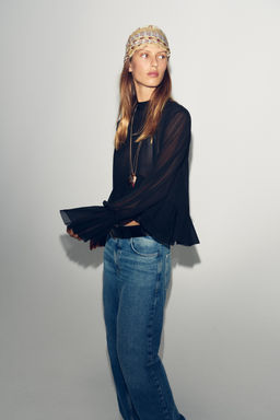 FLOWING RUFFLED TOP - Zara фото 16