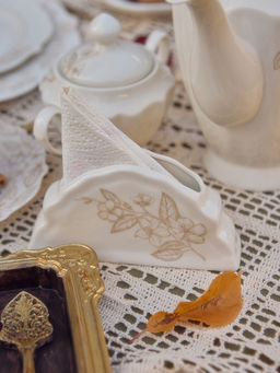 Салфетница SL Home «Аманде», 15×4×7.8 см, фарфор, белая