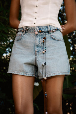 Z1975 MID-WAIST MOM FIT SHORTS - Zara фото 9