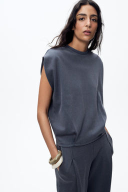 WASHED INTERLOCK T-SHIRT - Zara фото 19