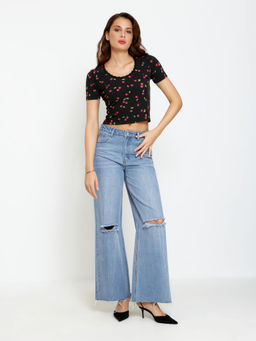 Блузка жен. Bette белый принт - Concept club фото 7