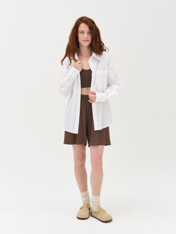 Топ на регулируемых лямках "Шоколад" женский