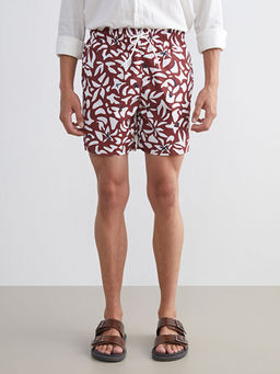 K?sa Boy Desenli Erkek Deniz ?ortu