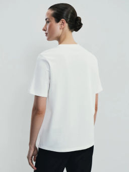 Футболка с бантом из блесток / Zarina