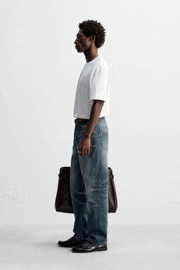 STRAIGHT ANKLE FIT JEANS - Zara фото 4