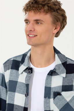 U. S. Polo Assn / Мужская синяя джинсовая рубашка - U.s. polo assn фото 9