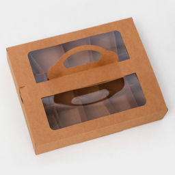 Коробка для кейк - попсов, 25×20×5 см, крафт