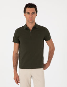 Haki Slim Fit Ti__rt