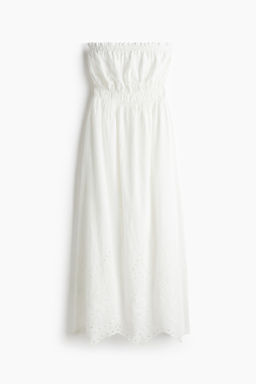 Vestido bandeau de algod?n