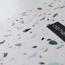 Скетчбук в твердой обложке на гребне А5, 80 л. 100 г/м Мрамор - Artfox фото 4