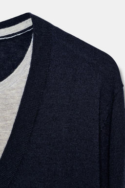 WOOL BLEND CONTRAST JUMPER - Zara фото 9