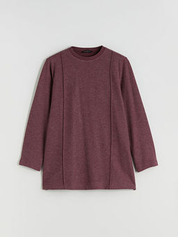 Bisiklet Yaka Kad?n Sweatshirt Tunik