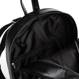 Рюкзак женский городской TEXTURA, на молнии, с карманом, размер 31×10×25 см, чёрный