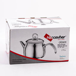 800-304 Чайник металлический 1л Hascevher Cigdem нерж/ст (х6) - Mayer&boch фото 6