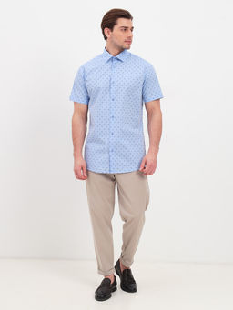 Сорочка мужская короткий рукав GREG 223/201/7809/Z/1p  фото 8
