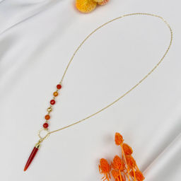 Колье на цепочке с Сердоликом 45 см