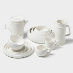 Салатники Magistro OliveQueen, 1500/800/450 мл, набор 3 шт, фарфор, белые