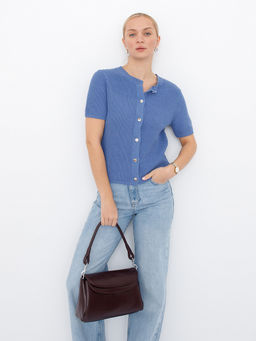 Сумка 0036VG wine purple Vitelli Grassi