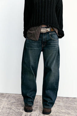 TRF BALLOON MID-RISE JEANS - Zara фото 2