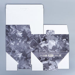 Цена за 2 шт. Коробка подарочная сборная, упаковка, 23 февраля, 22?15?10 см