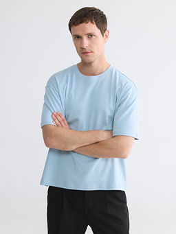 %100 Pamuk Loose Fit Basic Soft Touch Ti??rt