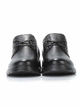 03-5077 BLACK Полуботинки женские (натуральная кожа)