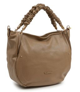 Сумка женская Sefaro Tony Bellucci TT-0658-9B из телячьей кожи бежевая 36×29×15 см