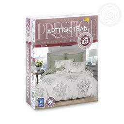 Постельное белье Кэрри (сатин Престиж) 1,5 сп./Пододеяльник (молния): 1 шт. - 215*145; Простыня: 1 шт. - 220*200; Наволочка (клапан, ушки): 2 шт. - 70*70 Престиж - Артпостель фото 8