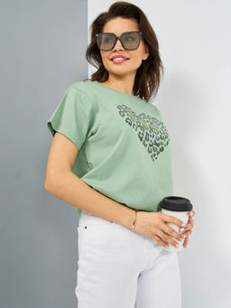 Футболка женская _ 12722/Heart - F5 фото 6