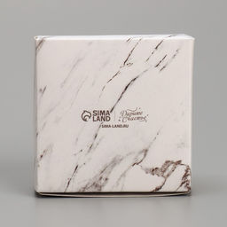 Цена за 5 шт. Коробка под бижутерию, упаковка, «Мрамор», 7.5 х 7.5 х 3 см