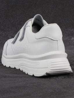 03-YH516-1 WHITE Кроссовки женские (натуральная кожа)