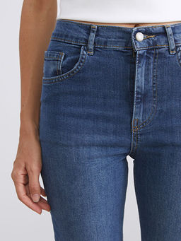 Crop Flare Kad?n Jean Pantolon