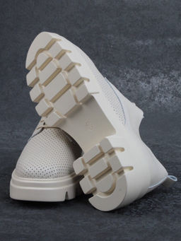 03-HY11-1D LT. BEIGE Полуботинки женские (натуральная кожа)