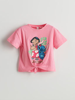 Lilo & Stitch Bask?l? K?z ?ocuk Ti??rt