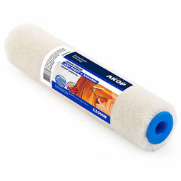 Мини-ролик "Для работ с лаками" 150мм, д15мм, велюр (шерсть) 4мм высокая плотность (Россия)