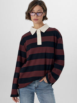 Поло женское в полоску - Mark formelle фото 5