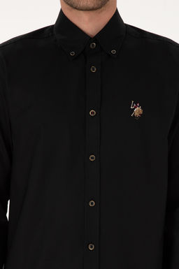 Erkek Siyah Uzun Kollu Basic G_mlek Sepette S_rpriz _ndirim - U.s. polo assn фото 13