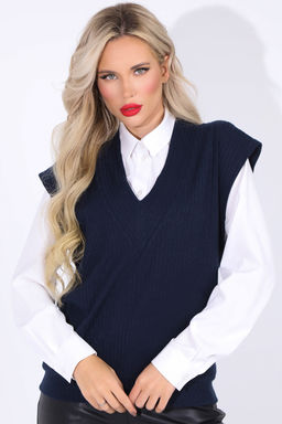 Жилет Элли (черника) - Эльза фото 2