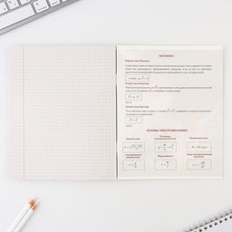 Предметная тетрадь, 48 листов, КОСМОС, со справочными материалами Физика, обложка мелованный картон 230 гр., внутренний блок в клетку 80 гр., белизна до 80%, блок №2. - Artfox study фото 4