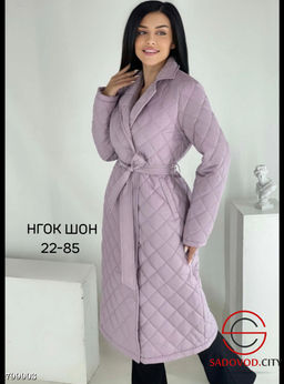 Куртка из холлофайбера длинная