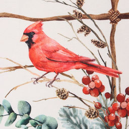 Полотенце Этель Пуансетия 40х73 см, 100% хлопок, саржа 190 г/м2  фото 3