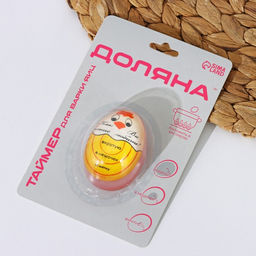 Таймер для варки яиц Доляна «Цыплёнок», кухонный, пластик, 6×3.5×3.5 см