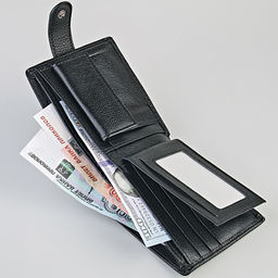 Портмоне 
 08.L-356_208-404#-черный