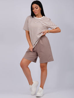 Костюм "Океан" бежевый, трикотаж