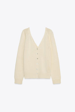 KNIT SWEATER WITH BUTTONS - Zara фото 8