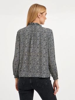 рубашка женская из вискозы с принтом - Glenfield фото 8