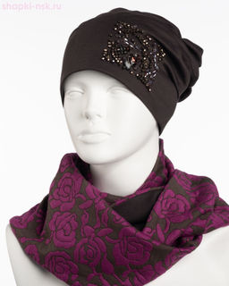 0101/19к СП Комплект женский флис (колпак+снуд) (56-58)
